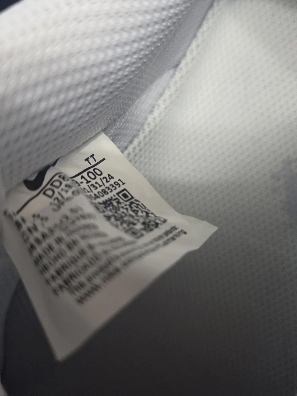 Nike Air Force 1 Low All-White Sneakers - Picture 7 of 8